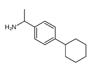 1-(4-Cyclohexylphenyl)ethanamine Structure