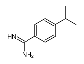 Benzenecarboximidamide, 4-(1-methylethyl)- (9CI)结构式