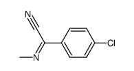 N-(4-chloro-α-cyanobenzylidene)methylamine结构式