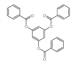 (3,5-dibenzoyloxyphenyl) benzoate structure