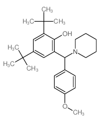 2-[(4-methoxyphenyl)-(1-piperidyl)methyl]-4,6-ditert-butyl-phenol picture
