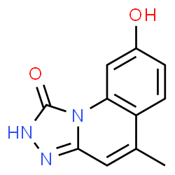 [1,2,4]Triazolo[4,3-a]quinolin-1(2H)-one, 8-hydroxy-5-methyl- (9CI) Structure