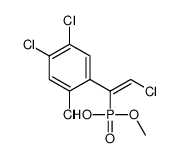 [(Z)-2-chloro-1-(2,4,5-trichlorophenyl)ethenyl]-methoxyphosphinic acid Structure