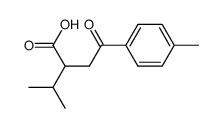 α-Isopropyl-4-methyl-γ-oxobenzolbutansaeure Structure