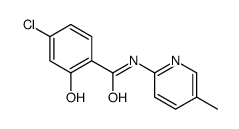 4-chloro-2-hydroxy-N-(5-methylpyridin-2-yl)benzamide Structure