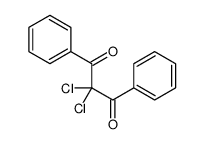 2,2-dichloro-1,3-diphenylpropane-1,3-dione结构式