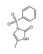 1-(benzenesulfonyl)-4-methylimidazolin-2-one结构式