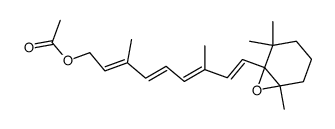 5,6-Epoxy-5,6-dihydroretinol acetate结构式