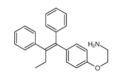 2-[4-[(Z)-1,2-diphenylbut-1-enyl]phenoxy]ethanamine结构式