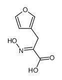 3-(furan-3-yl)-2-(hydroxyimino)propanoic acid结构式