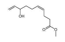 Methyl Z-8-hydroxy-4,9-decadienoate结构式