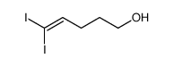 5,5-diiodopent-4-en-1-ol结构式