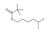 5,5-diiodopentyl 2,2-dimethylpropanoate Structure