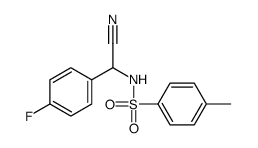 N-[cyano-(4-fluorophenyl)methyl]-4-methylbenzenesulfonamide Structure