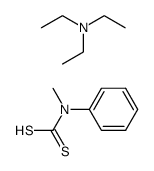 methyl-phenyl-dithiocarbamic acid , compound with triethylamine结构式