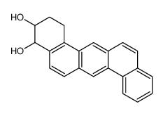 dibenz(a,h)anthracene-1,2,3,4-tetrahydro-3,4-diol Structure