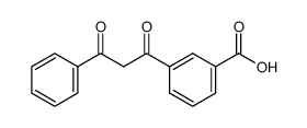 3-(3'-phenyl-3'-oxopropionyl)benzoic acid结构式