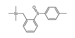 trimethyl-[[2-[(S)-(4-methylphenyl)sulfinyl]phenyl]methyl]silane结构式