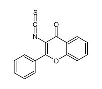 3-isothiocyanato-2-phenylchromen-4-one Structure