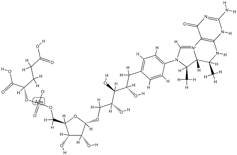 carboxy-5,6,7,8-tetrahydromethanopterin structure