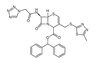 Δ2-cefazolin diphenylmethyl ester结构式