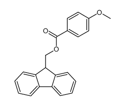 fluoren-9-ylmethyl 4-methoxy-benzoate结构式