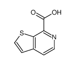 噻吩并[2,3-c]吡啶-7-羧酸结构式