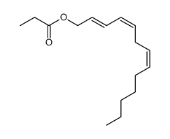 (2E,4Z,7Z)-trideca-2,4,7-trien-1-yl propionate Structure