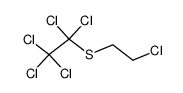 (2-chloro-ethyl)-pentachloroethyl sulfide结构式