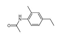 acetic acid-(4-ethyl-2-methyl-anilide)结构式