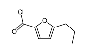 2-Furancarbonyl chloride, 5-propyl- (9CI)结构式