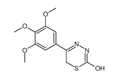 5-(3,4,5-trimethoxyphenyl)-3,6-dihydro-1,3,4-thiadiazin-2-one Structure