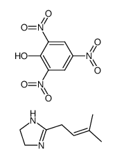 2-(3-methyl-2-butenyl)imidazoline picrate Structure