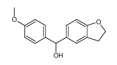 (2,3-dihydrobenzofuran-5-yl)(4-methoxyphenyl)methanol Structure