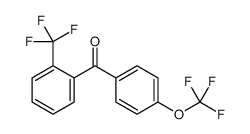 4-trifluoromethoxy-2'-trifluoromethylbenzophenone Structure