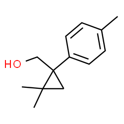 (2,2-dimethyl-1-(p-tolyl)cyclopropyl)methanol Structure