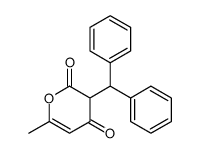 3-benzhydryl-6-methylpyran-2,4-dione Structure