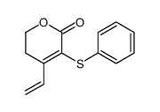 4-ethenyl-5-phenylsulfanyl-2,3-dihydropyran-6-one结构式