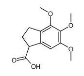 4,5,6-TRIMETHOXYINDAN-1-CARBOXYLIC ACID结构式
