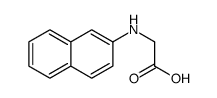 2-(naphthalen-2-ylamino)acetic acid Structure