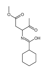 methyl 3-(cyclohexanecarbonylamino)-4-oxopentanoate结构式