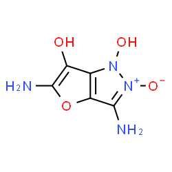 1H-Furo[3,2-c]pyrazol-6-ol,3,5-diamino-1-hydroxy-,2-oxide Structure