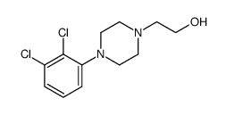 4-(2,3-二氯苯基)-1-哌嗪乙醇结构式