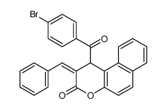 1-(4-Bromo-benzoyl)-2-[1-phenyl-meth-(Z)-ylidene]-1,2-dihydro-benzo[f]chromen-3-one Structure