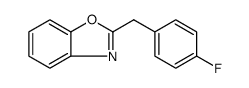 Benzoxazole, 2-[(4-fluorophenyl)methyl] Structure