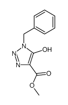 5-Hydroxy-1-(phenylmethyl)-1H-1,2,3-triazole-4-carboxylic Acid Methyl Ester Structure