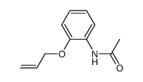 2-Acetylamino-phenyl-allyl-ether Structure