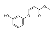methyl 3-(3-hydroxyphenoxy)prop-2-enoate Structure