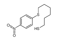 6-(4-nitrophenyl)sulfanylhexane-1-thiol结构式