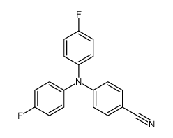 4-(4-fluoro-N-(4-fluorophenyl)anilino)benzonitrile Structure